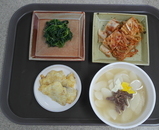 한국요리교실 완성된 요리